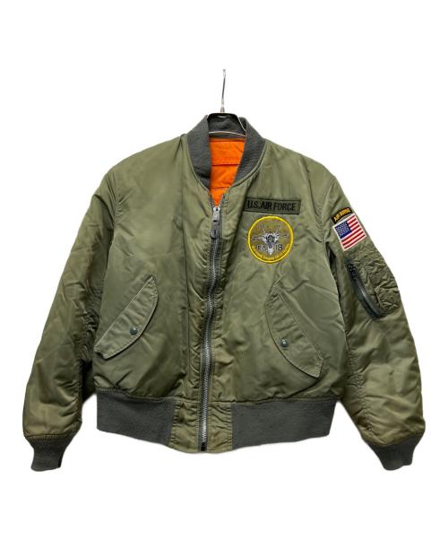 ALPHA（アルファ）ALPHA (アルファ) MA-1ジャケット カーキ サイズ:Ｌの古着・服飾アイテム