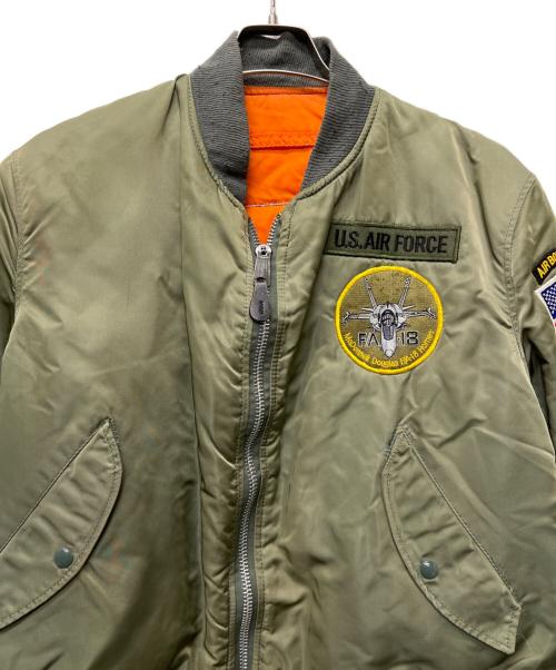ALPHA（アルファ）ALPHA (アルファ) MA-1ジャケット カーキ サイズ:Ｌの古着・服飾アイテム