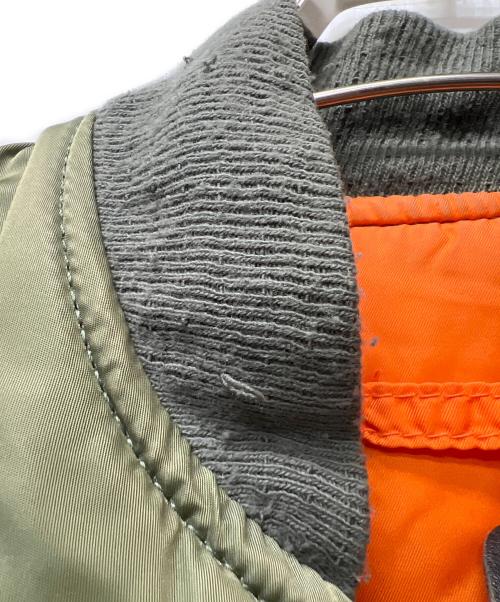 ALPHA（アルファ）ALPHA (アルファ) MA-1ジャケット カーキ サイズ:Ｌの古着・服飾アイテム