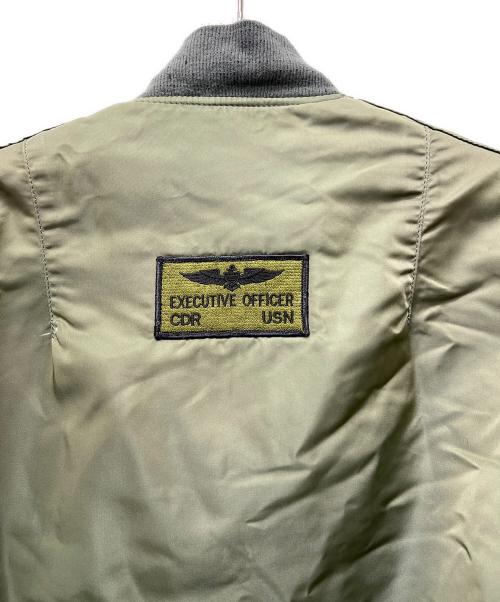 ALPHA（アルファ）ALPHA (アルファ) MA-1ジャケット カーキ サイズ:Ｌの古着・服飾アイテム