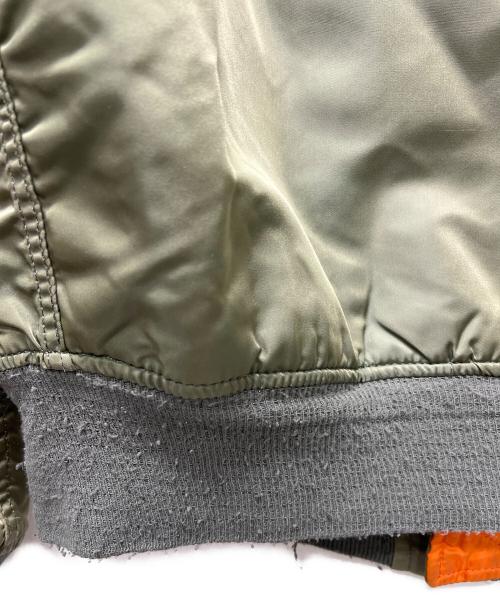 ALPHA（アルファ）ALPHA (アルファ) MA-1ジャケット カーキ サイズ:Ｌの古着・服飾アイテム