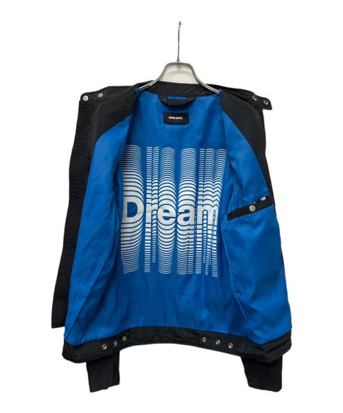 DIESEL（ディーゼル）DIESEL (ディーゼル) ジップアップジャケット ブラック サイズ:Mの古着・服飾アイテム