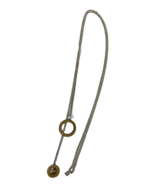 AFTER SHAVE CLUB（アフターシェイヴクラブ）AFTER SHAVE CLUB (アフターシェイヴクラブ) チェーンネックレス シルバー×ゴールドの古着・服飾アイテム