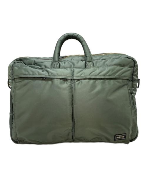 PORTER（ポーター）PORTER (ポーター) 2WAY DOCUMENT BAG グリーンの古着・服飾アイテム