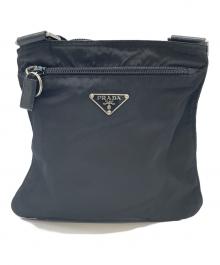 PRADA（プラダ）の古着「ナイロンショルダーバッグ」｜ブラック