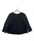 kurashi&trips publishingクラシアンドトリップス パブリッシング）の古着「異素材ドッキングカットソー」｜ブラック