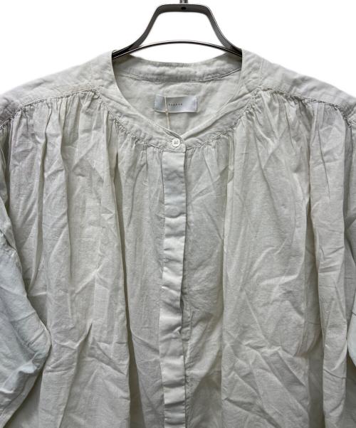 KAGURE（カグレ）KAGURE (カグレ) ナチュラルダイコットンブラウス ミントグリーン サイズ:FREEの古着・服飾アイテム