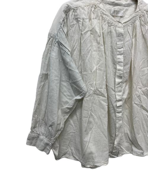 KAGURE（カグレ）KAGURE (カグレ) ナチュラルダイコットンブラウス ミントグリーン サイズ:FREEの古着・服飾アイテム