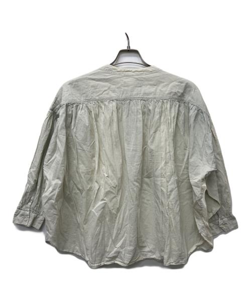 KAGURE（カグレ）KAGURE (カグレ) ナチュラルダイコットンブラウス ミントグリーン サイズ:FREEの古着・服飾アイテム