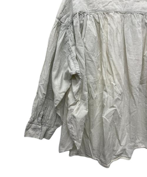 KAGURE（カグレ）KAGURE (カグレ) ナチュラルダイコットンブラウス ミントグリーン サイズ:FREEの古着・服飾アイテム