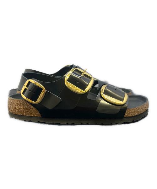 BIRKENSTOCK（ビルケンシュトック）BIRKENSTOCK (ビルケンシュトック) バックルサンダル ブラック サイズ:27の古着・服飾アイテム