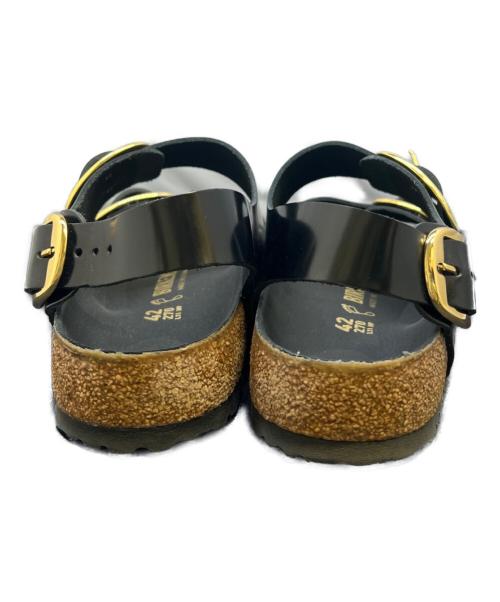 BIRKENSTOCK（ビルケンシュトック）BIRKENSTOCK (ビルケンシュトック) バックルサンダル ブラック サイズ:27の古着・服飾アイテム