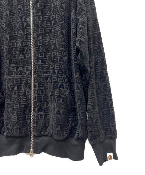A BATHING APE（アベイシングエイプ）A BATHING APE (アベイシングエイプ) ジップパーカー ブラック サイズ:　Mの古着・服飾アイテム