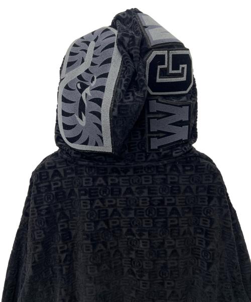 A BATHING APE（アベイシングエイプ）A BATHING APE (アベイシングエイプ) ジップパーカー ブラック サイズ:　Mの古着・服飾アイテム