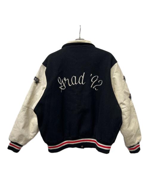 CHALLENGER（チャレンジャー）CHALLENGER (チャレンジャー) スタジャン ブラック×ホワイト サイズ:ＸＬの古着・服飾アイテム