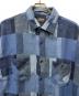 SUGAR CANE (シュガーケーン) GRADATION PATCH WORK WORK SHIRT ブルー サイズ:ＸＬ：6000円