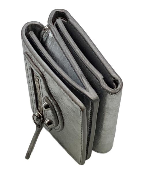 BALENCIAGA（バレンシアガ）BALENCIAGA (バレンシアガ) ミニウォレット シルバー サイズ:下記参照の古着・服飾アイテム