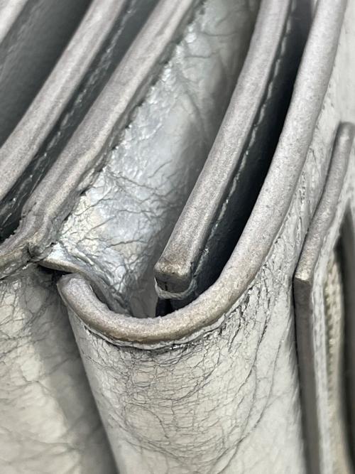 BALENCIAGA（バレンシアガ）BALENCIAGA (バレンシアガ) ミニウォレット シルバー サイズ:下記参照の古着・服飾アイテム