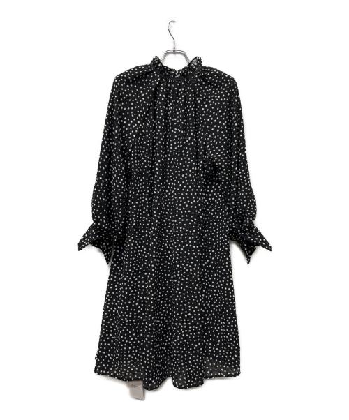 La TOTALITE（ラ ト―タリテ）La TOTALITE (ラ ト―タリテ) ドットミニワンピース ブラック サイズ:FREEの古着・服飾アイテム