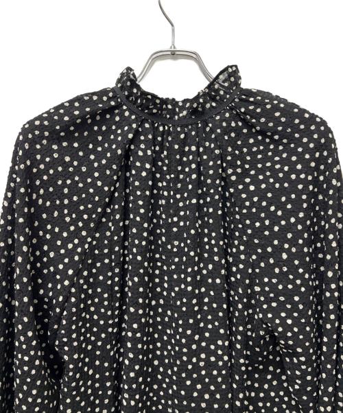 La TOTALITE（ラ ト―タリテ）La TOTALITE (ラ ト―タリテ) ドットミニワンピース ブラック サイズ:FREEの古着・服飾アイテム