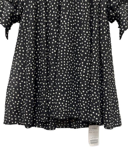 La TOTALITE（ラ ト―タリテ）La TOTALITE (ラ ト―タリテ) ドットミニワンピース ブラック サイズ:FREEの古着・服飾アイテム