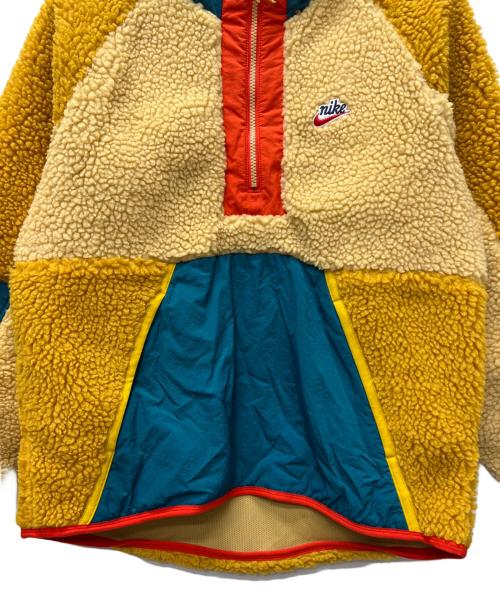 NIKE（ナイキ）NIKE (ナイキ) アノラックフリースジャケット ベージュ×ブルー サイズ:Mの古着・服飾アイテム