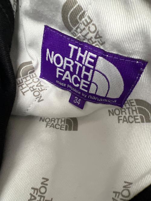 THE NORTHFACE PURPLELABEL（ザ・ノースフェイス パープルレーベル）THE NORTHFACE PURPLELABEL (ザ・ノースフェイス パープルレーベル) ワイドテーパードデニムパンツ ブラック サイズ:３４の古着・服飾アイテム