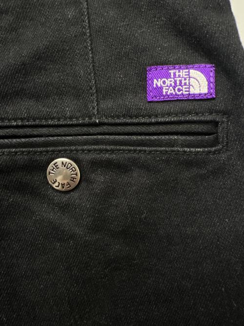 THE NORTHFACE PURPLELABEL（ザ・ノースフェイス パープルレーベル）THE NORTHFACE PURPLELABEL (ザ・ノースフェイス パープルレーベル) ワイドテーパードデニムパンツ ブラック サイズ:３４の古着・服飾アイテム