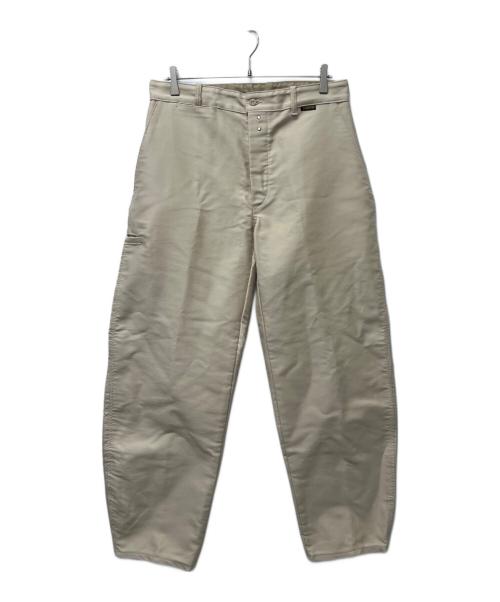 LABOUREUR（ラブルール）LABOUREUR (ラブルール) ワイドパンツ ベージュ サイズ:４２の古着・服飾アイテム