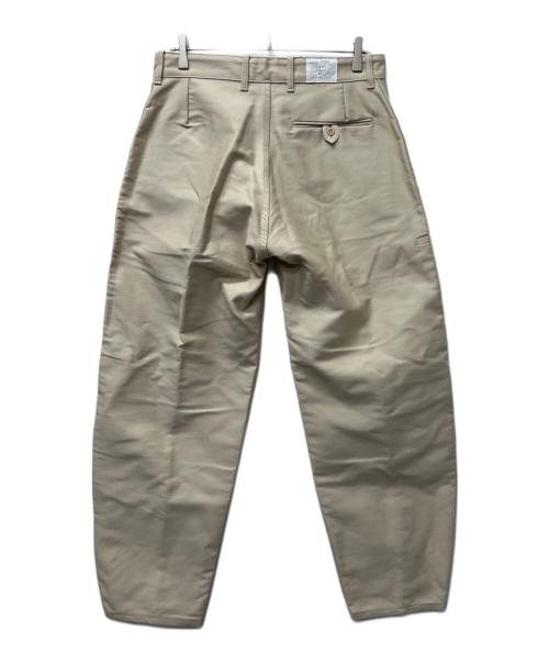 LABOUREUR（ラブルール）LABOUREUR (ラブルール) ワイドパンツ ベージュ サイズ:４２の古着・服飾アイテム