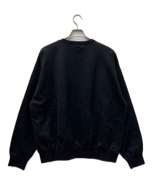COLUMN（コラム）COLUMN (コラム) オーバーサイズ プルオーバースウェット ブラック サイズ:Ｌの古着・服飾アイテム