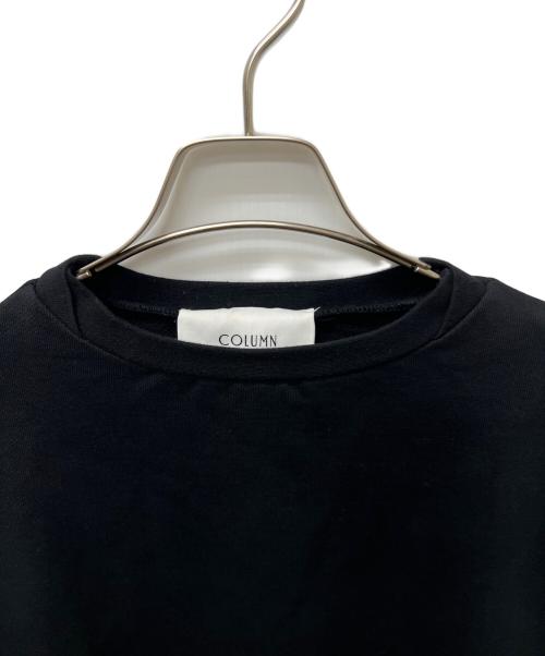 COLUMN（コラム）COLUMN (コラム) オーバーサイズ プルオーバースウェット ブラック サイズ:Ｌの古着・服飾アイテム