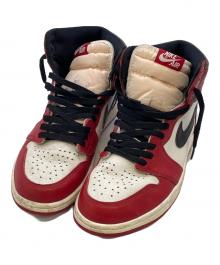 NIKE（ナイキ）の古着「ハイカットスニーカー」｜レッド×ホワイト