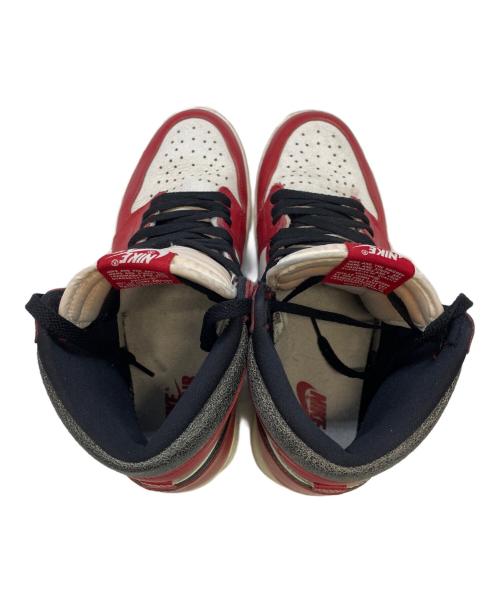 NIKE（ナイキ）NIKE (ナイキ) ハイカットスニーカー レッド×ホワイト サイズ:27.0cmの古着・服飾アイテム