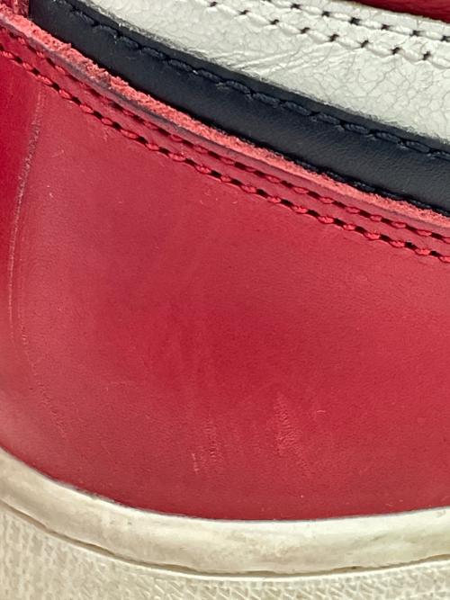 NIKE（ナイキ）NIKE (ナイキ) ハイカットスニーカー レッド×ホワイト サイズ:27.0cmの古着・服飾アイテム