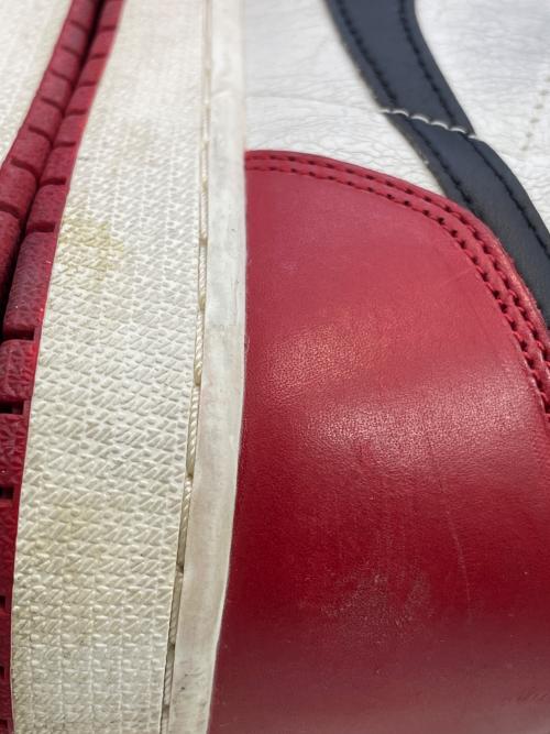 NIKE（ナイキ）NIKE (ナイキ) ハイカットスニーカー レッド×ホワイト サイズ:27.0cmの古着・服飾アイテム