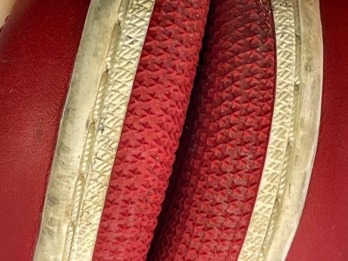 NIKE（ナイキ）NIKE (ナイキ) ハイカットスニーカー レッド×ホワイト サイズ:27.0cmの古着・服飾アイテム