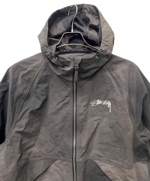 stussy（ステューシー）stussy (ステューシー) ナイロンジャケット グレー サイズ:Mの古着・服飾アイテム