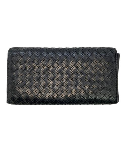 BOTTEGA VENETA（ボッテガベネタ）BOTTEGA VENETA (ボッテガベネタ) 長財布 ブラックの古着・服飾アイテム
