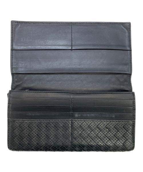 BOTTEGA VENETA（ボッテガベネタ）BOTTEGA VENETA (ボッテガベネタ) 長財布 ブラックの古着・服飾アイテム
