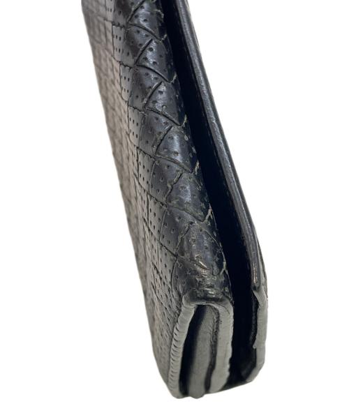 BOTTEGA VENETA（ボッテガベネタ）BOTTEGA VENETA (ボッテガベネタ) 長財布 ブラックの古着・服飾アイテム