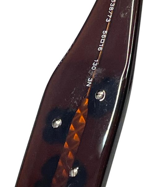 CHANEL（シャネル）CHANEL (シャネル) サングラス ブラウン サイズ:56□16 130の古着・服飾アイテム