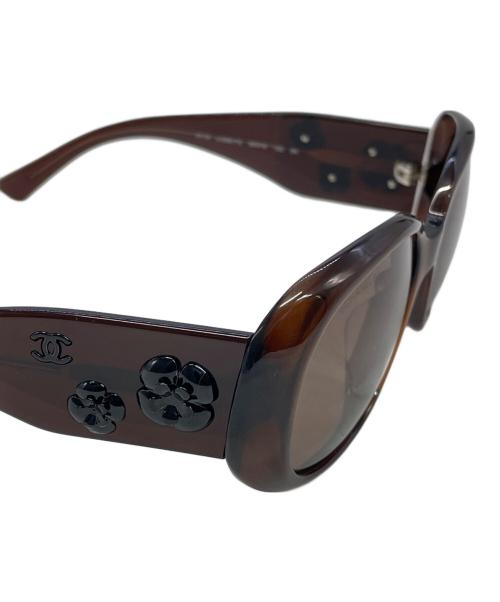 CHANEL（シャネル）CHANEL (シャネル) サングラス ブラウン サイズ:56□16 130の古着・服飾アイテム