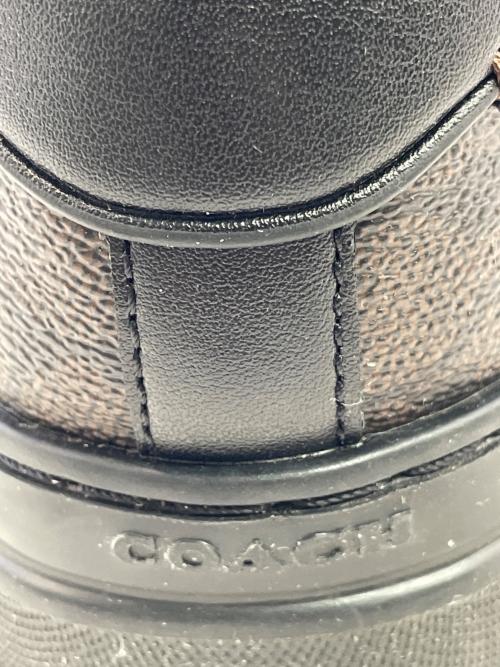 COACH（コーチ）COACH (コーチ) スニーカーシグネチャー キャンバス ブラウン サイズ:US6.5Bの古着・服飾アイテム