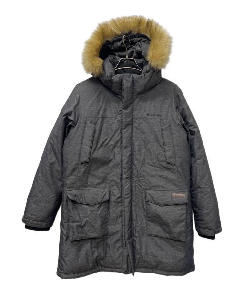 Columbia（コロンビア）Columbia (コロンビア) ファー付きダウンコート グレー サイズ:ＸＬの古着・服飾アイテム