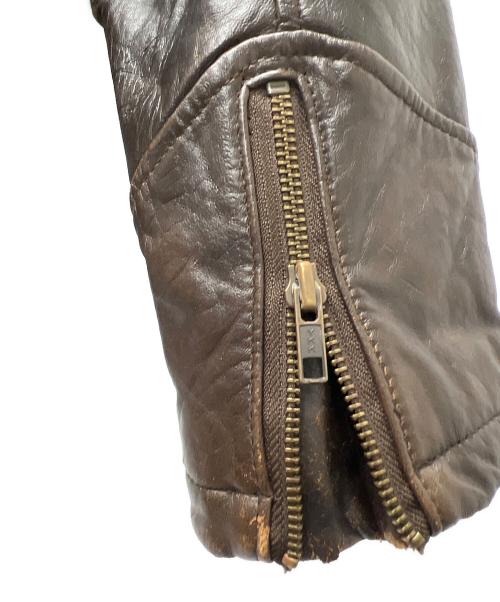 LUCKY STRIKE（ラッキーストライク）LUCKY STRIKE (ラッキーストライク) レザージャケット ブラウン サイズ:不明の古着・服飾アイテム