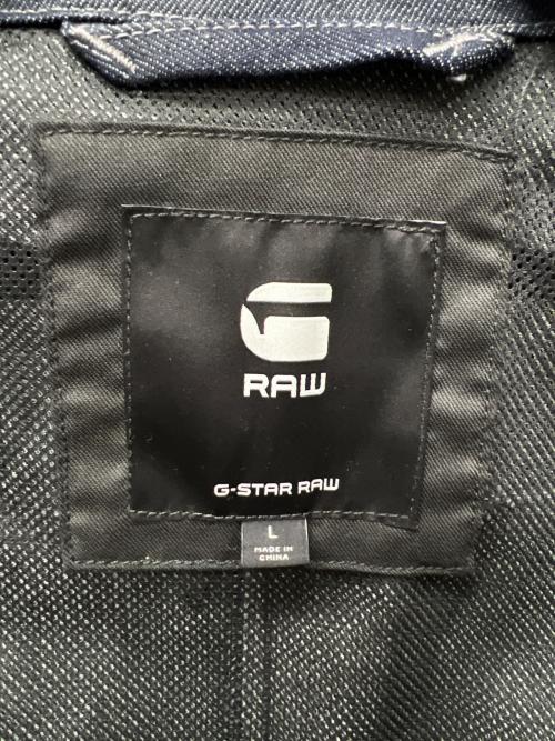 G-STAR RAW（ジースターロゥ）G-STAR RAW (ジースターロゥ) デニムジャケット ブルー サイズ:Ｌの古着・服飾アイテム