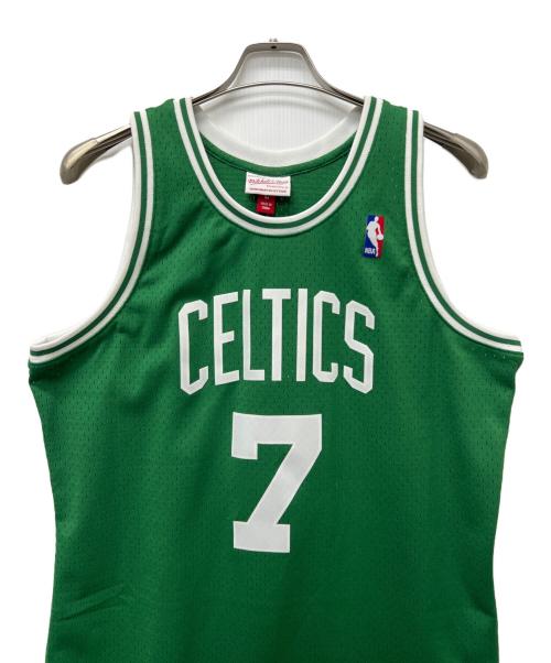 MITCHELL & NESS（ミッチェルアンドネス）MITCHELL & NESS (ミッチェルアンドネス) レプリカユニフォーム グリーン サイズ:Ｌの古着・服飾アイテム