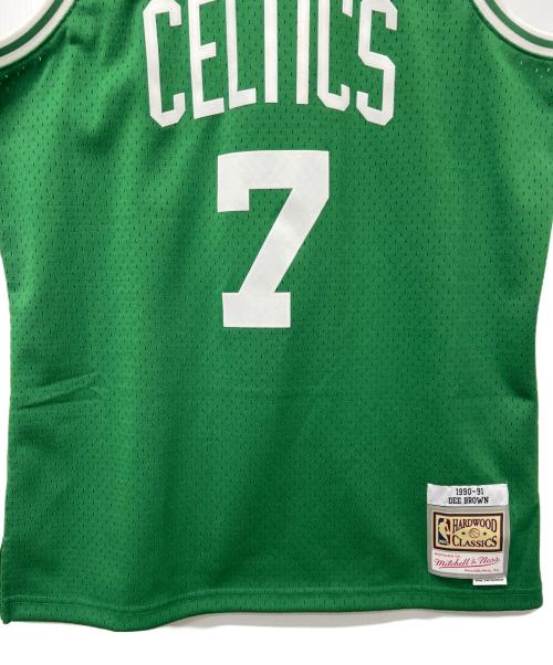 MITCHELL & NESS（ミッチェルアンドネス）MITCHELL & NESS (ミッチェルアンドネス) レプリカユニフォーム グリーン サイズ:Ｌの古着・服飾アイテム