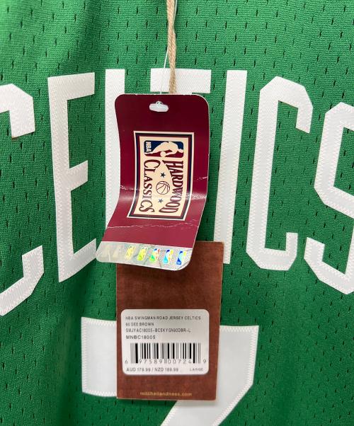 MITCHELL & NESS（ミッチェルアンドネス）MITCHELL & NESS (ミッチェルアンドネス) レプリカユニフォーム グリーン サイズ:Ｌの古着・服飾アイテム